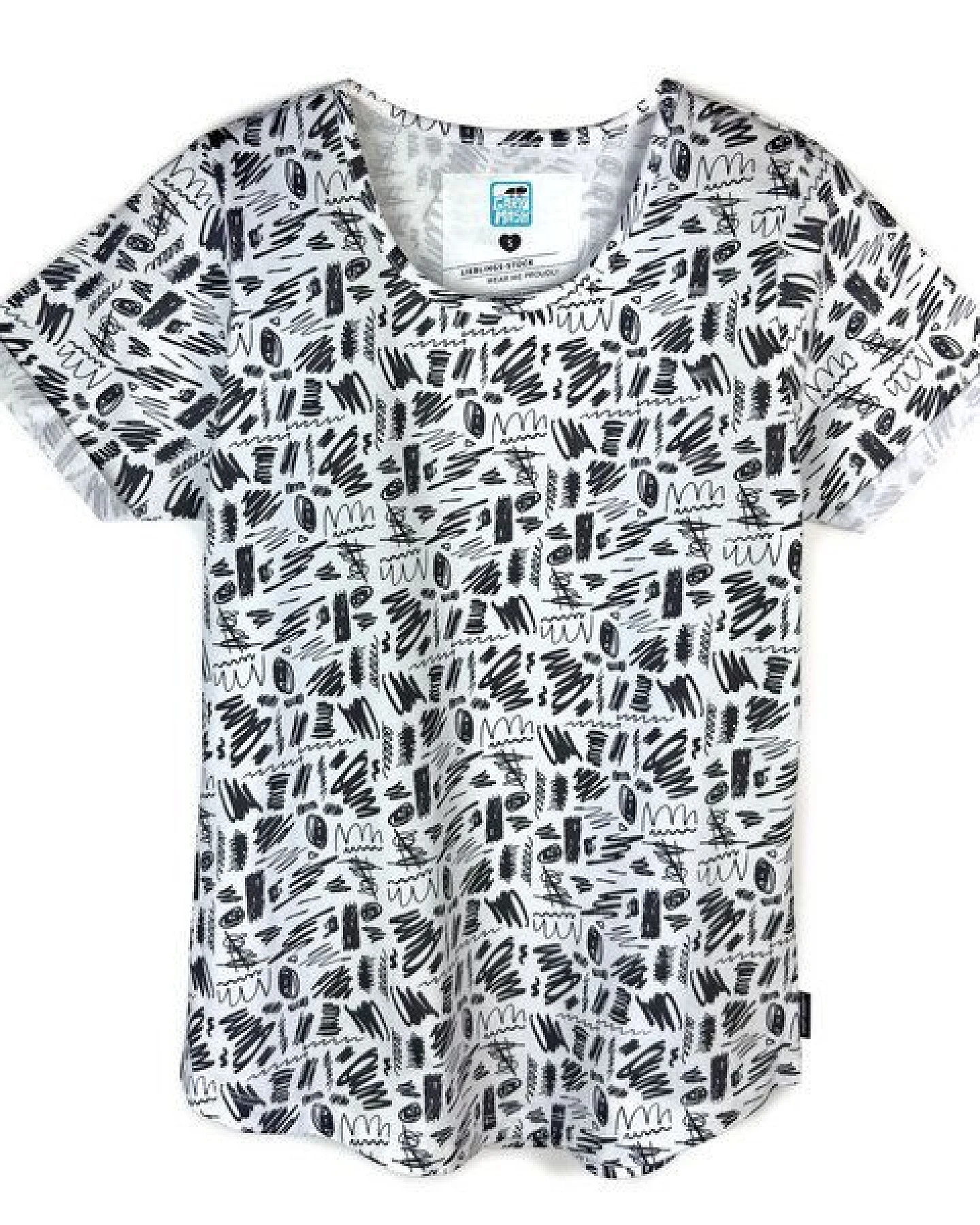 GARY MASH Shirt Ella Scribble aus Biobaumwolle – Ansicht 3