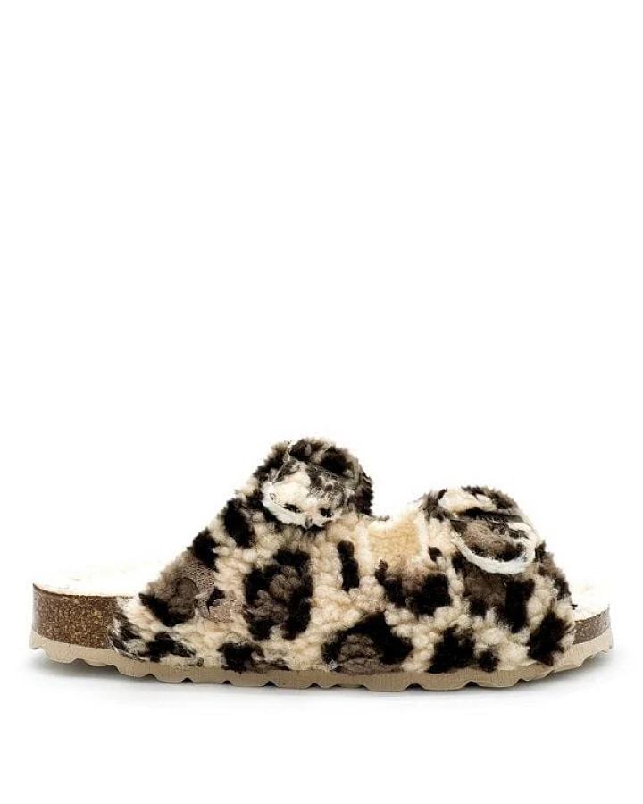 Vegane "thies ® Rec Teddy Leo Sandale" aus rec. Teddy Fell