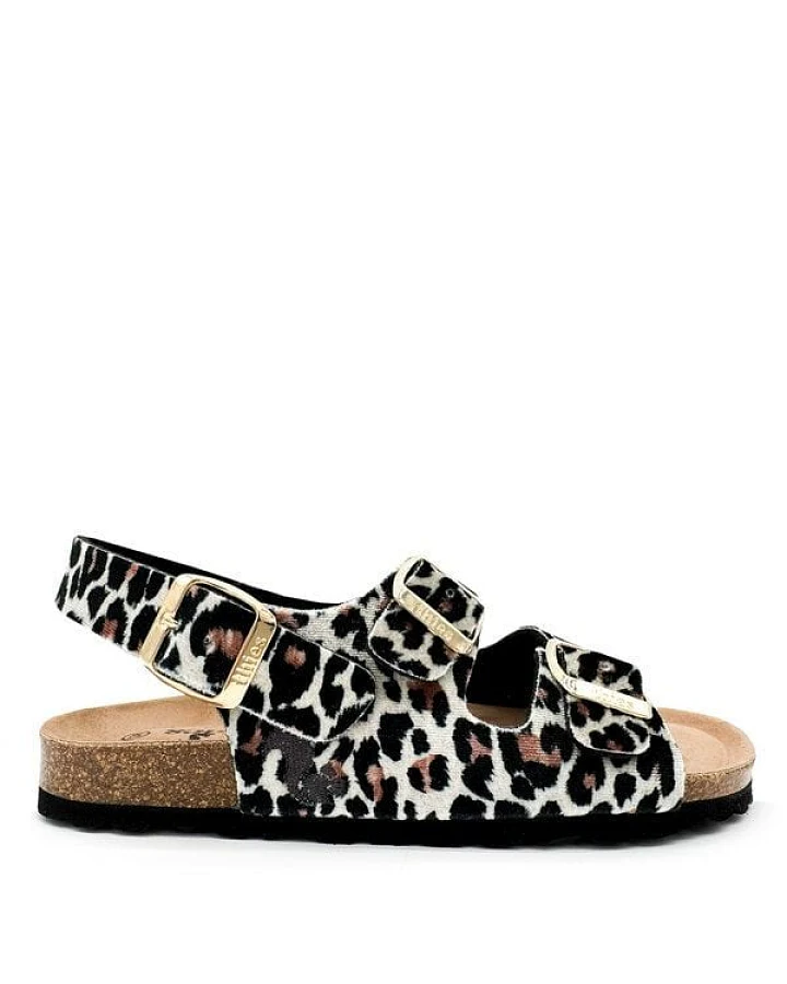 Vegane "thies ® Rec Backstrap Leo Sandale" aus rec. PES