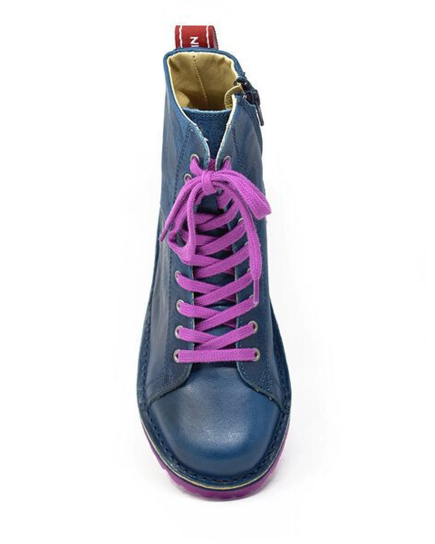 Grünbein Shoes Schnürboots Noa II lose Einlage blau-lila – Ansicht 3