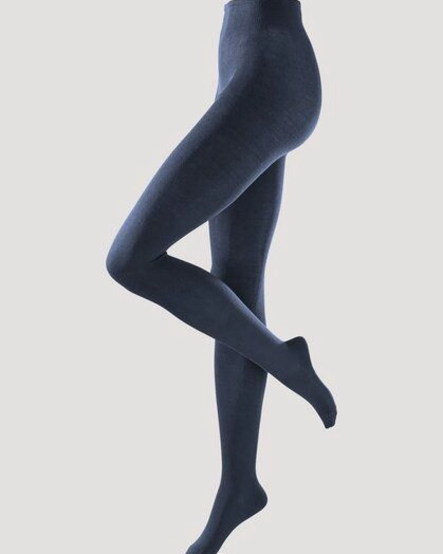 hessnatur Blickdichte Strumpfhose aus Bio-Baumwolle – Ansicht 2
