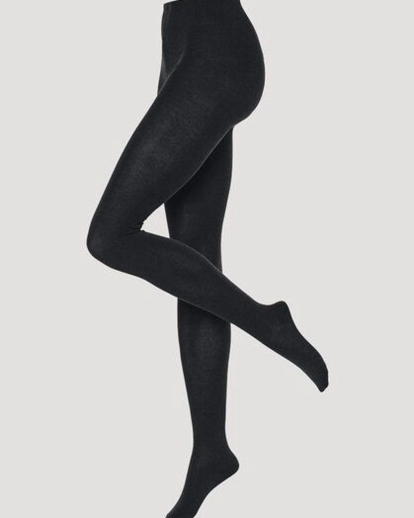 hessnatur Blickdichte Strumpfhose aus Bio-Baumwolle – Ansicht 2