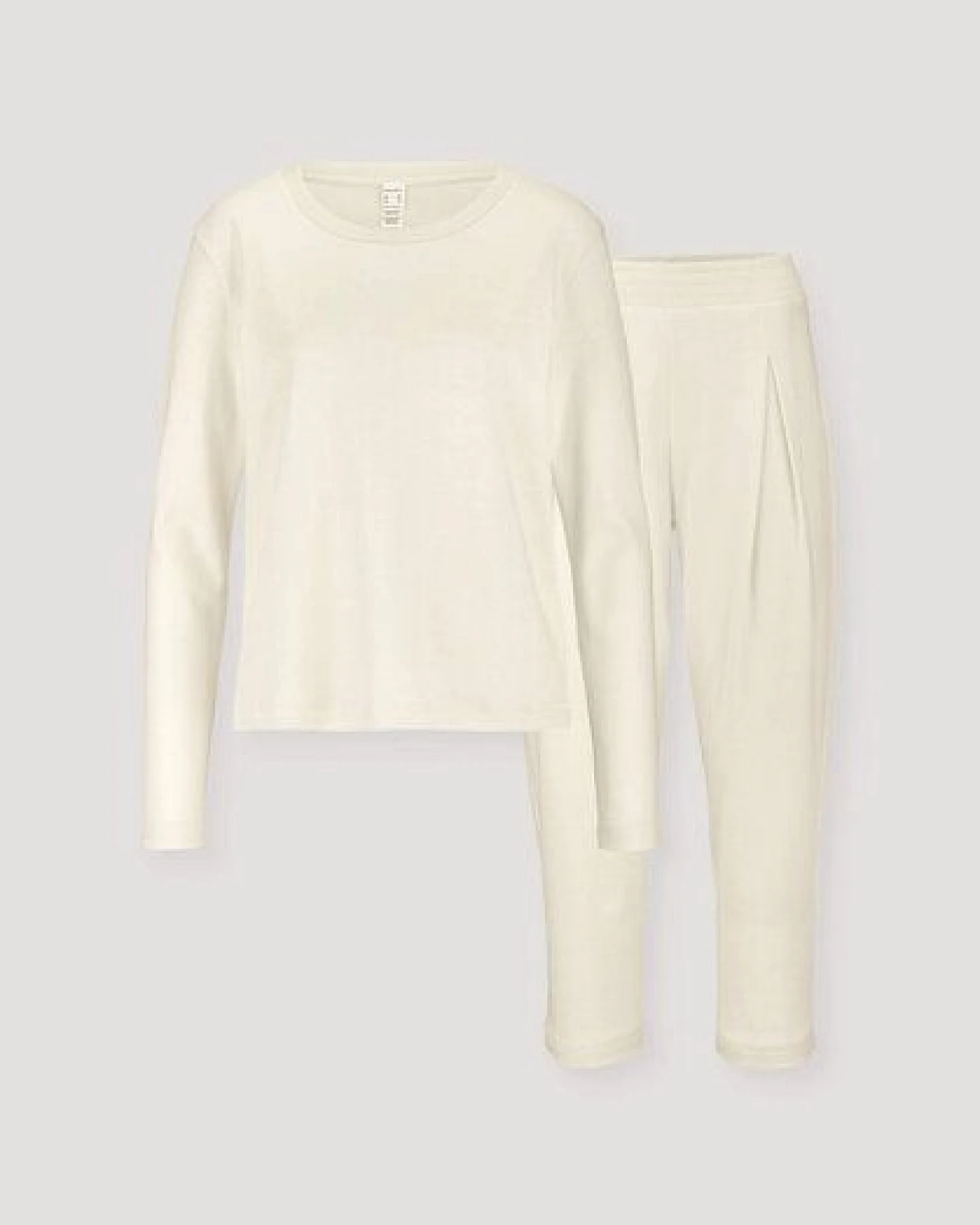 hessnatur Pyjama Regular PURE NATURE aus reiner Bio-Baumwolle – Ansicht 3