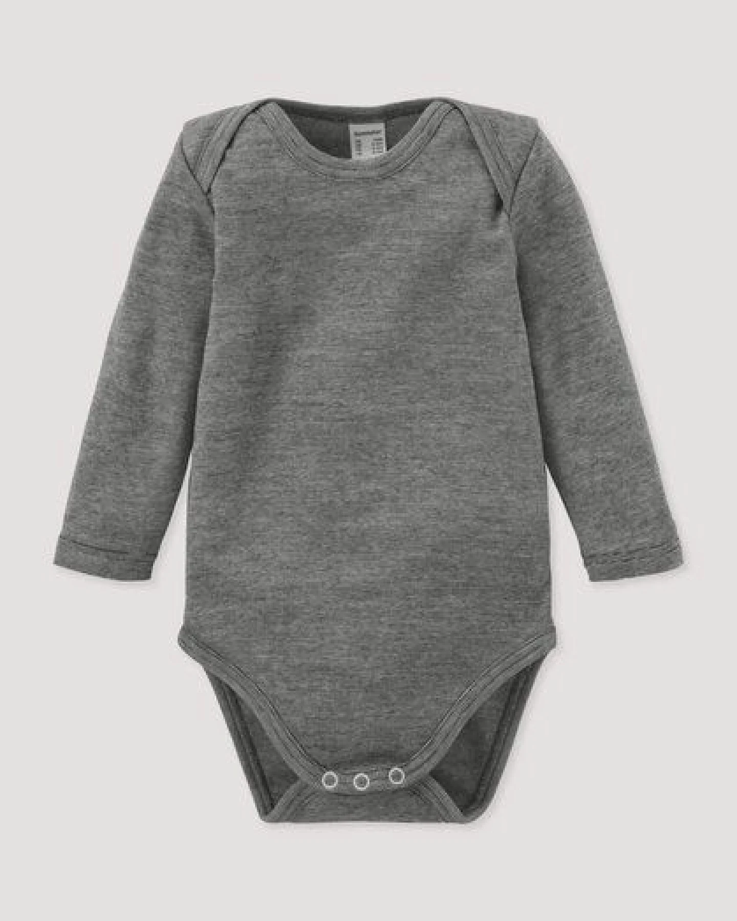 hessnatur Langarmbody aus Bio-Baumwolle mit Merinowolle und Seide – Ansicht 2