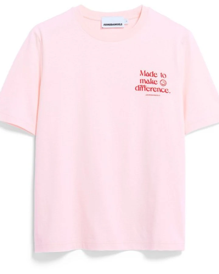 Produktseite: ARMEDANGELS - Women's Lualaa Embro - T-Shirt Gr XL rosa