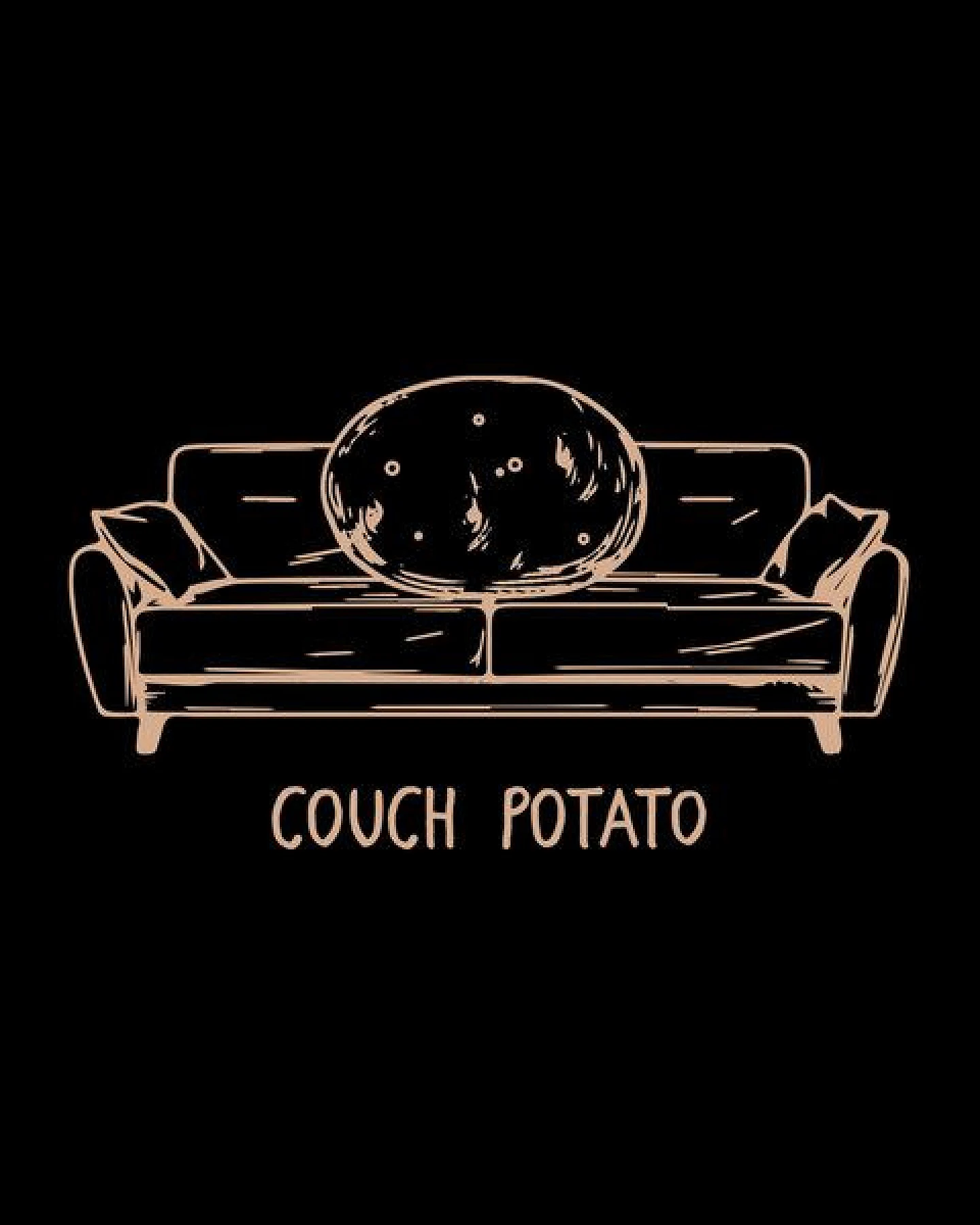 GARY MASH Shirt Couch Potato Miniprint aus Biobaumwolle – Ansicht 2