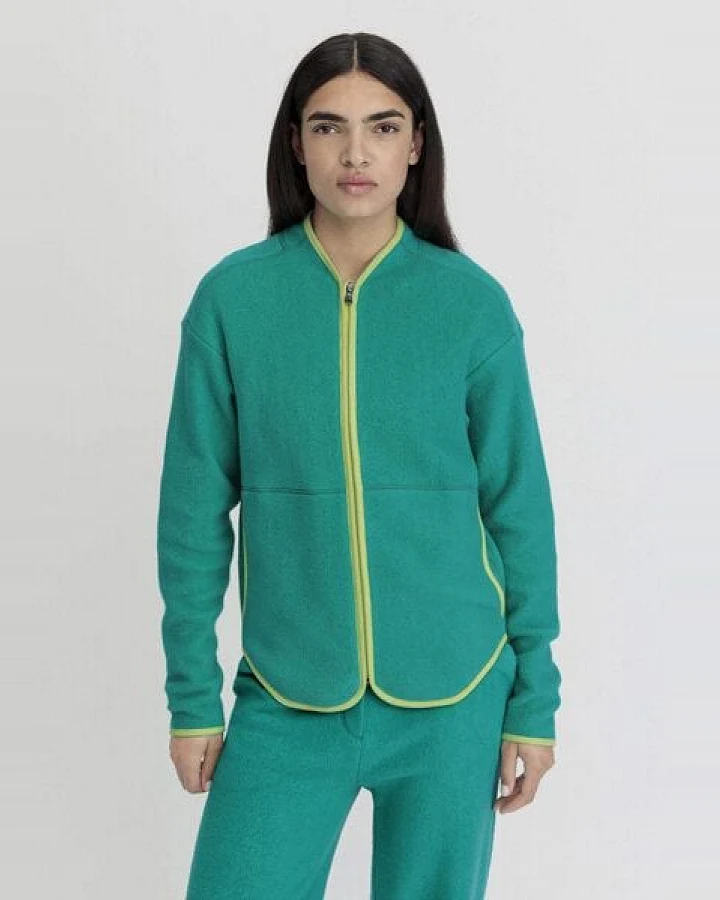 hessnatur Fleece-Jacke ACTIVE LIGHT aus reiner Bio-Baumwolle