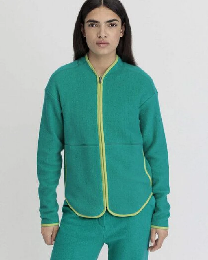 hessnatur Fleece-Jacke ACTIVE LIGHT aus reiner Bio-Baumwolle