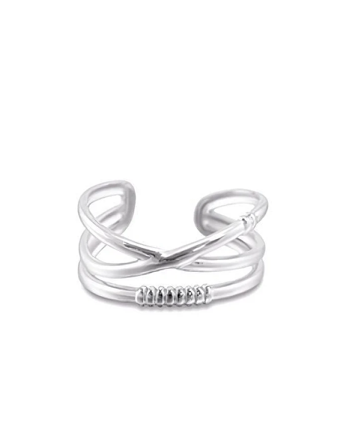 Größenverstellbarer BOHO Layer Ring ca. Ø 17 - 19mm von Elektropulli
