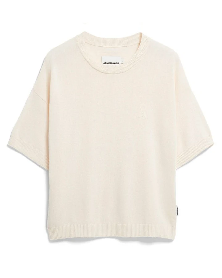 ARMEDANGELS - Women's S Sl Linen Blend Knit Sweater - T-Shirt Gr XS weiß