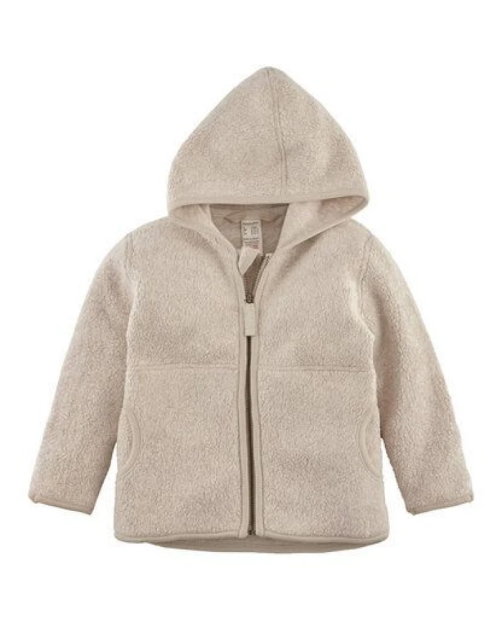 hessnatur Fleece-Jacke aus reiner Bio-Baumwolle
