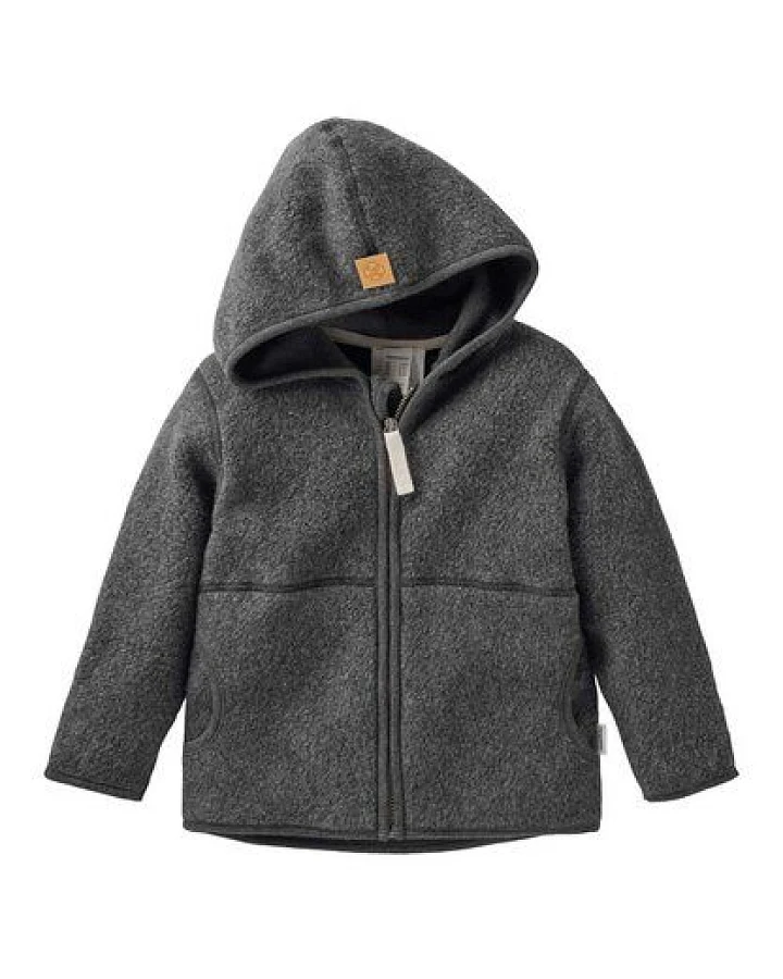 hessnatur Fleece-Jacke aus reiner Bio-Baumwolle