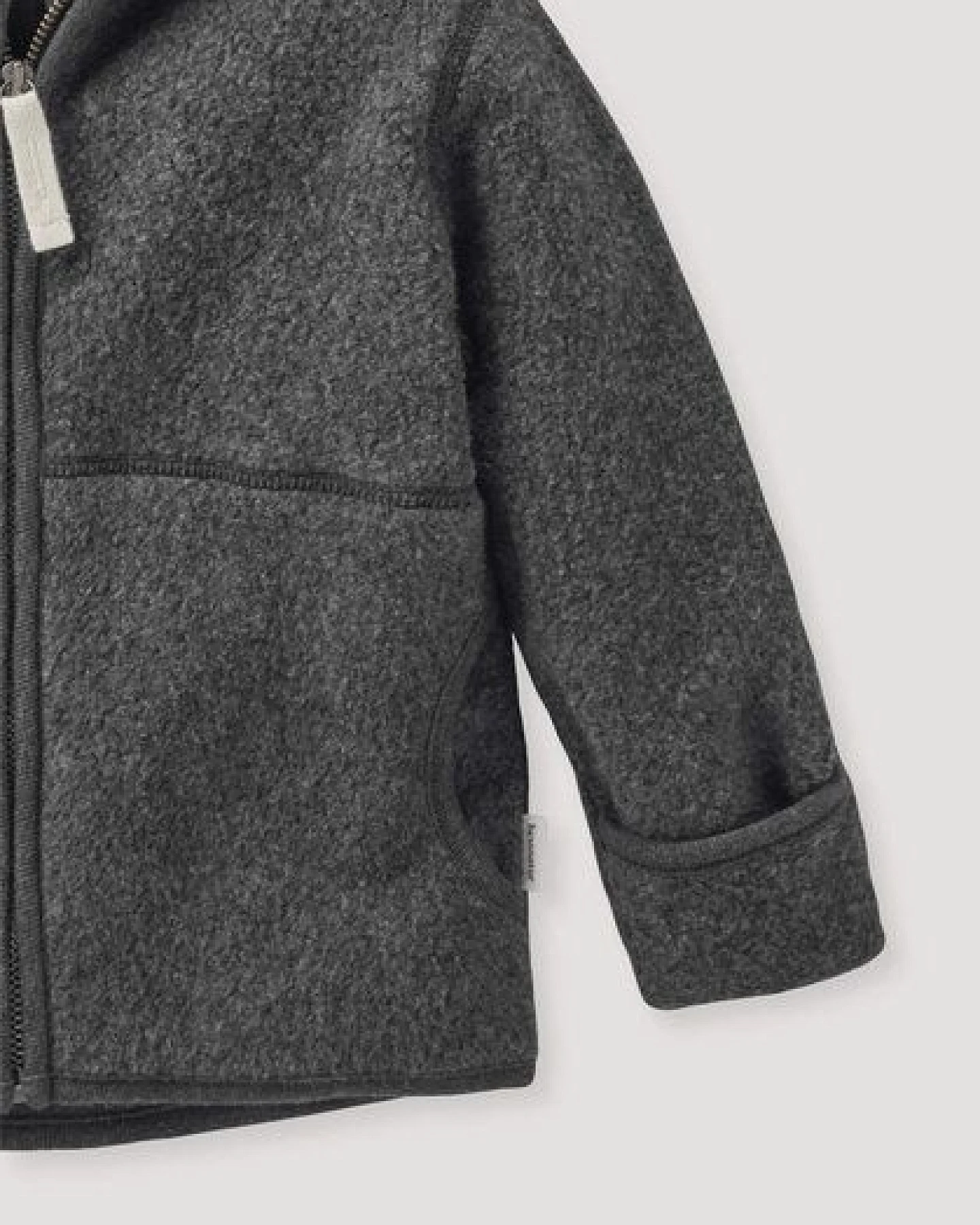hessnatur Fleece-Jacke aus reiner Bio-Baumwolle – Ansicht 4