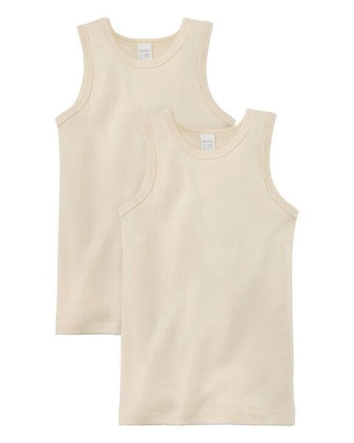 hessnatur Achselshirt PureNature 2er-Set aus reiner Bio-Baumwolle