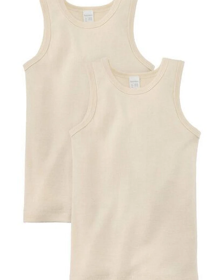 hessnatur Achselshirt PureNature 2er-Set aus reiner Bio-Baumwolle