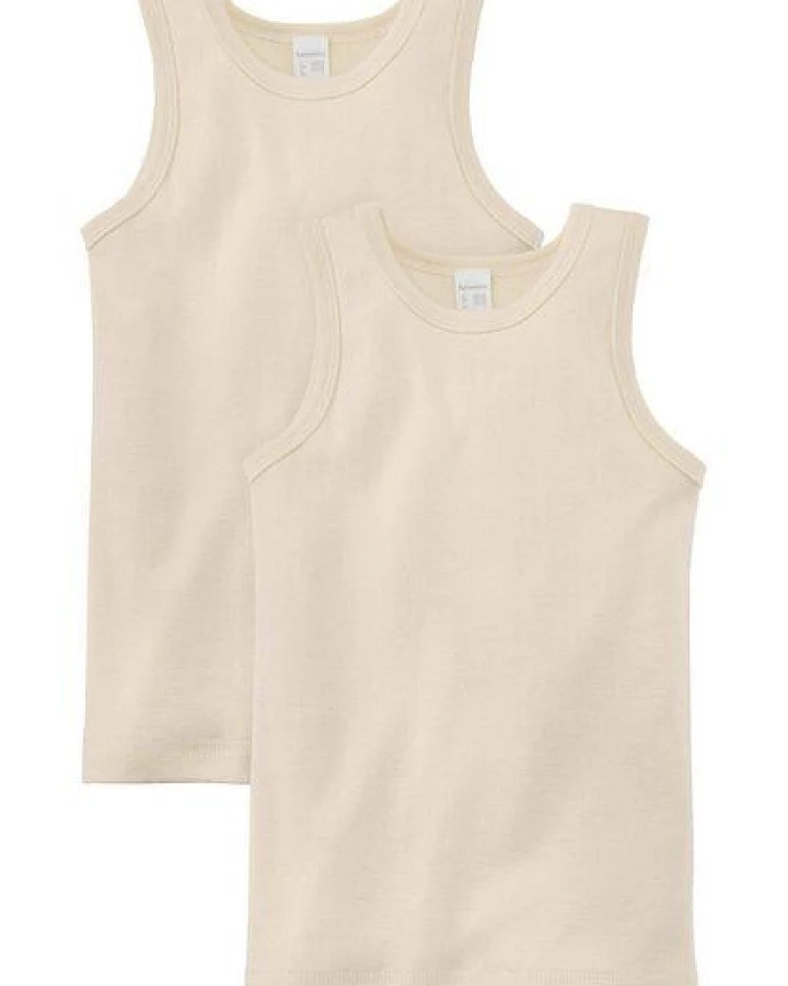 hessnatur Achselshirt PureNature 2er-Set aus reiner Bio-Baumwolle