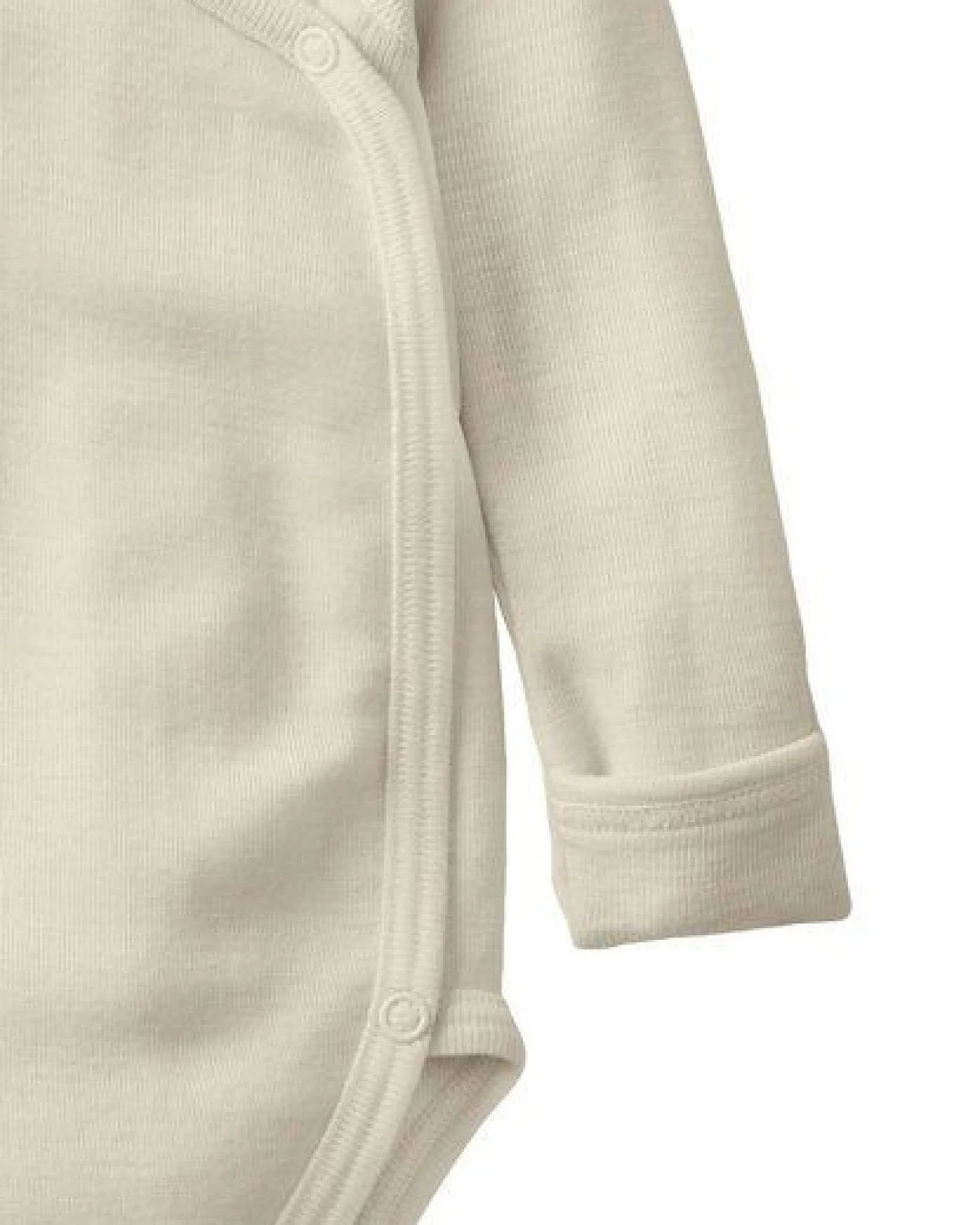 hessnatur Langarm Wickelbody Slim aus Bio-Merinowolle mit Seide – Ansicht 4