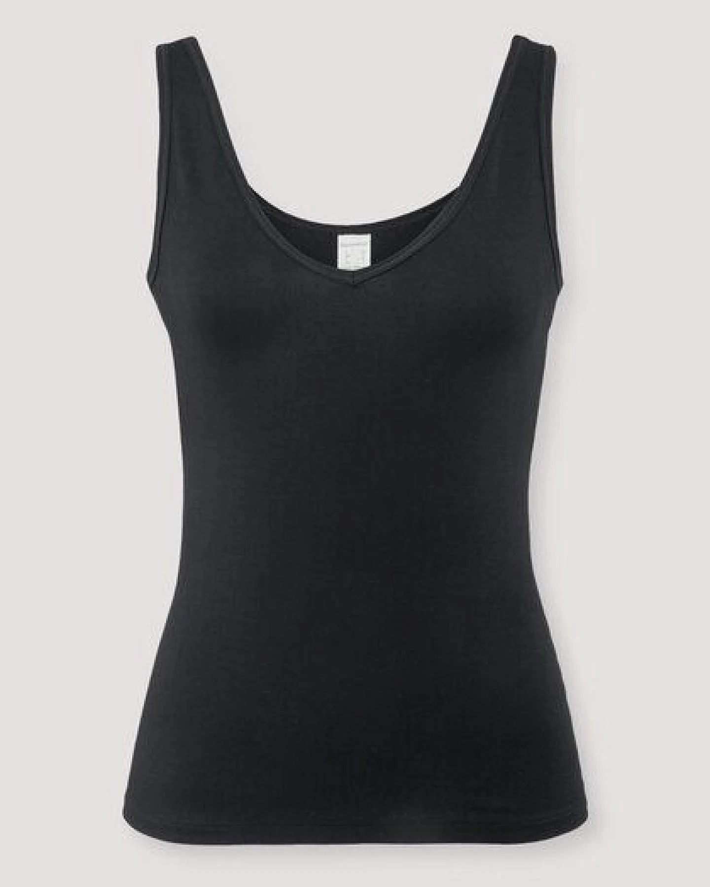hessnatur Tanktop V-Neck aus Bio-Baumwolle und Tencel Modal – Ansicht 3