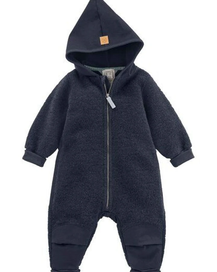 hessnatur Wollfleece Overall aus Bio-Merinowolle mit Softshell