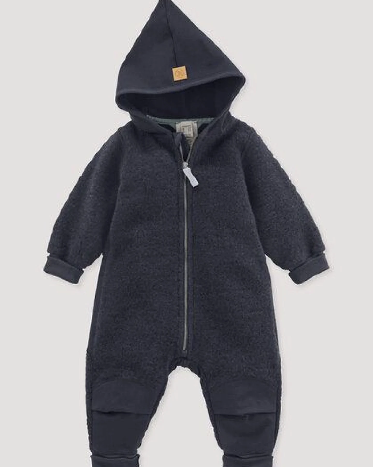 hessnatur Wollfleece Overall aus Bio-Merinowolle mit Softshell – Ansicht 2