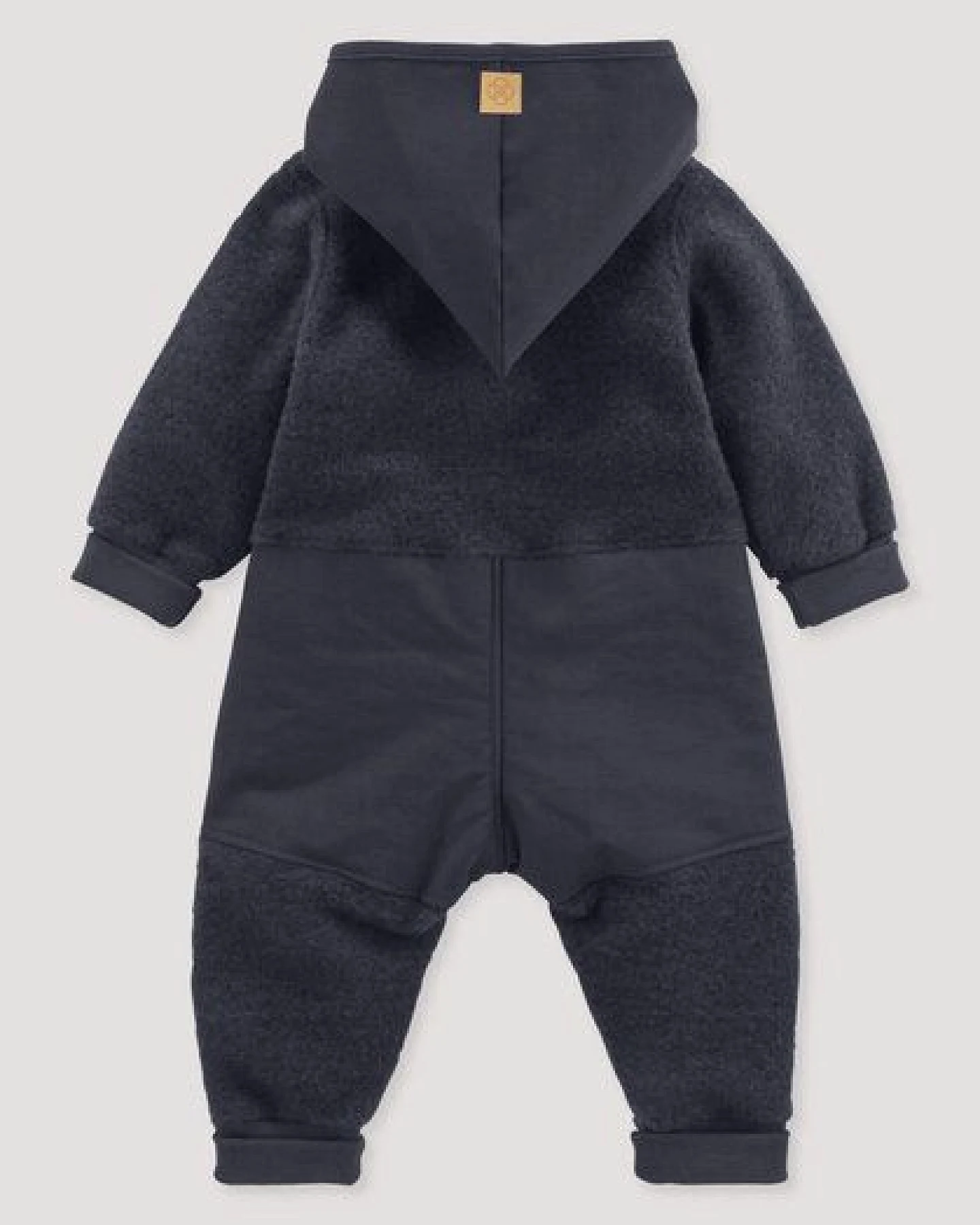 hessnatur Wollfleece Overall aus Bio-Merinowolle mit Softshell – Ansicht 3