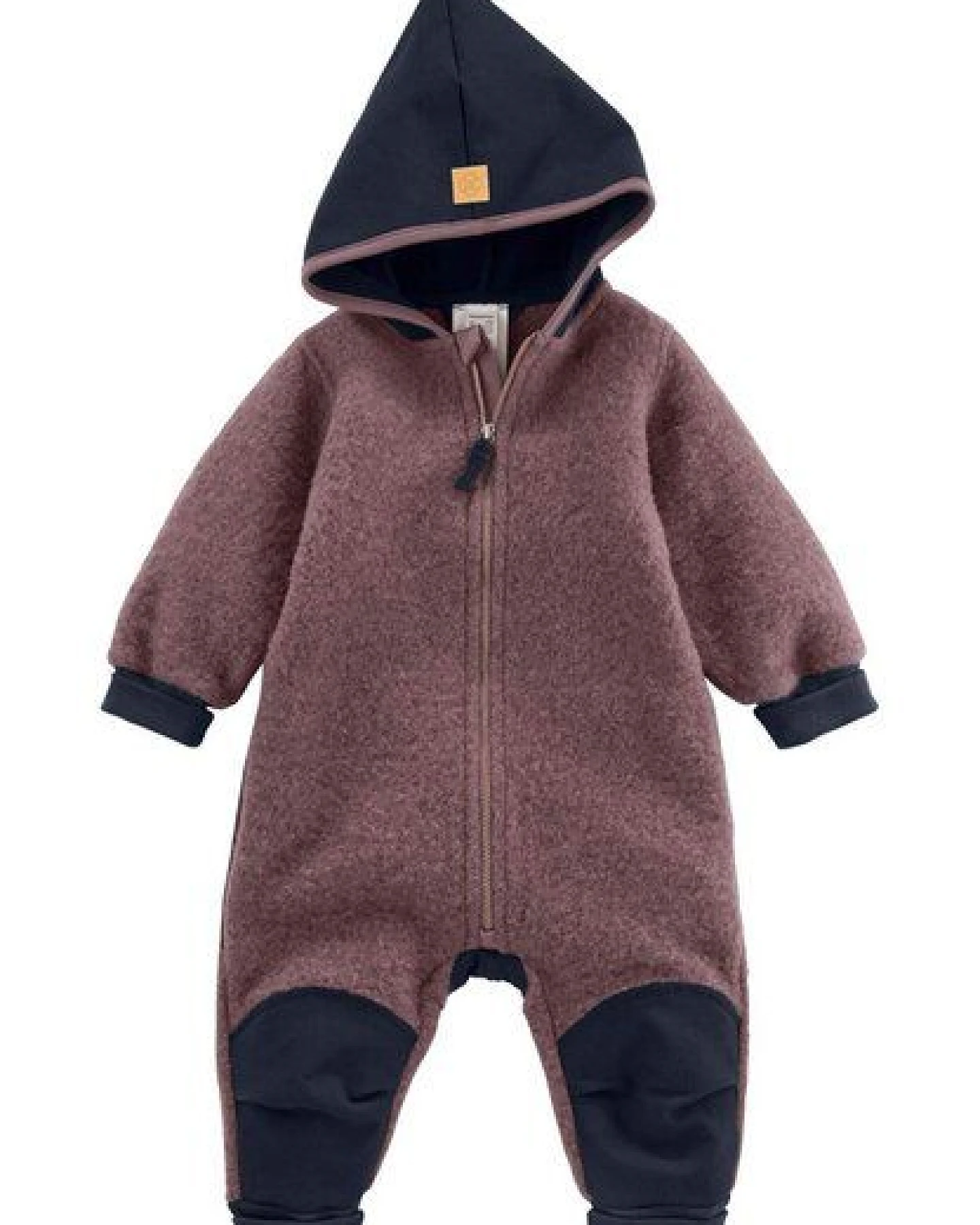 hessnatur Wollfleece Overall aus Bio-Merinowolle mit Softshell – Ansicht 2