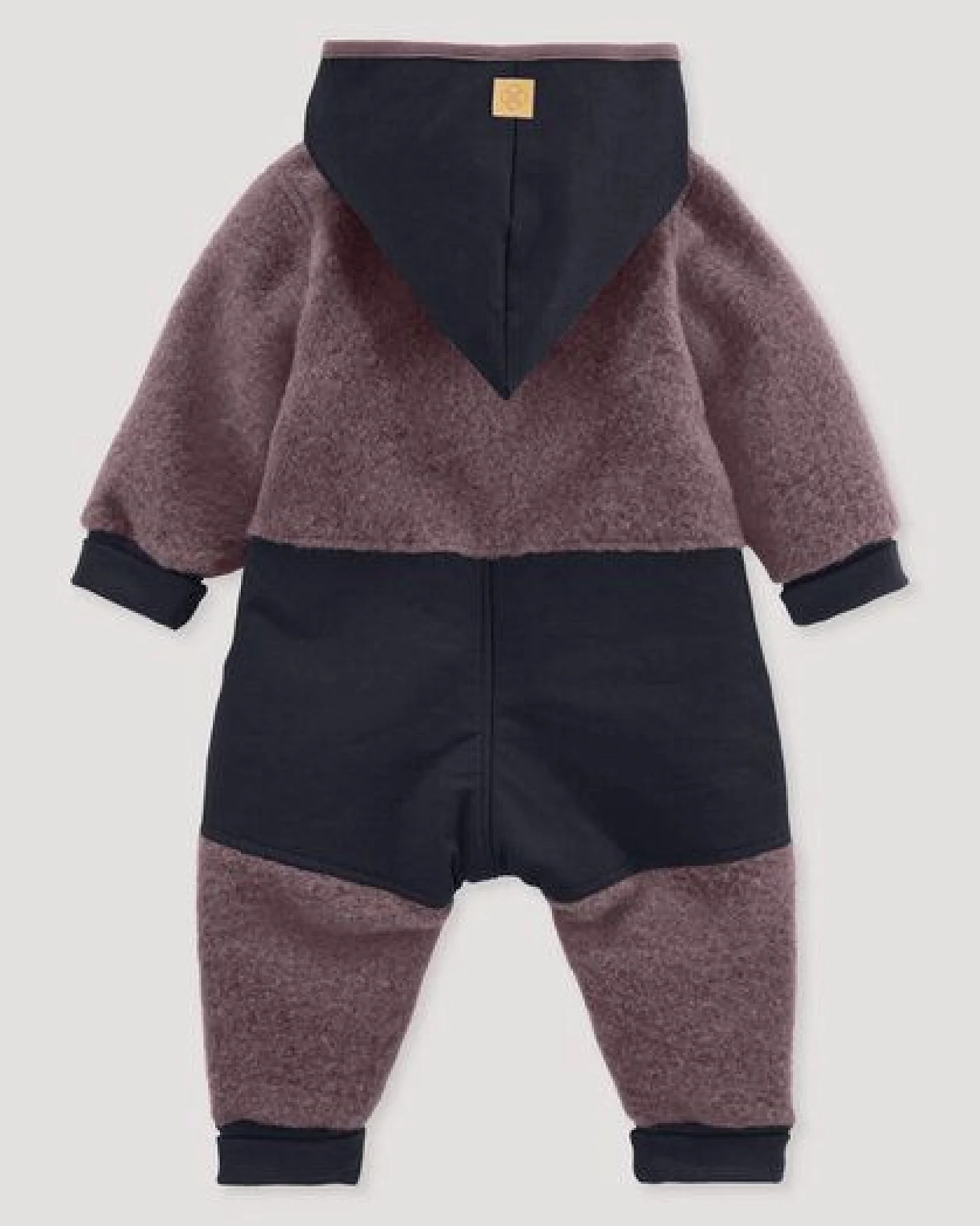 hessnatur Wollfleece Overall aus Bio-Merinowolle mit Softshell – Ansicht 4