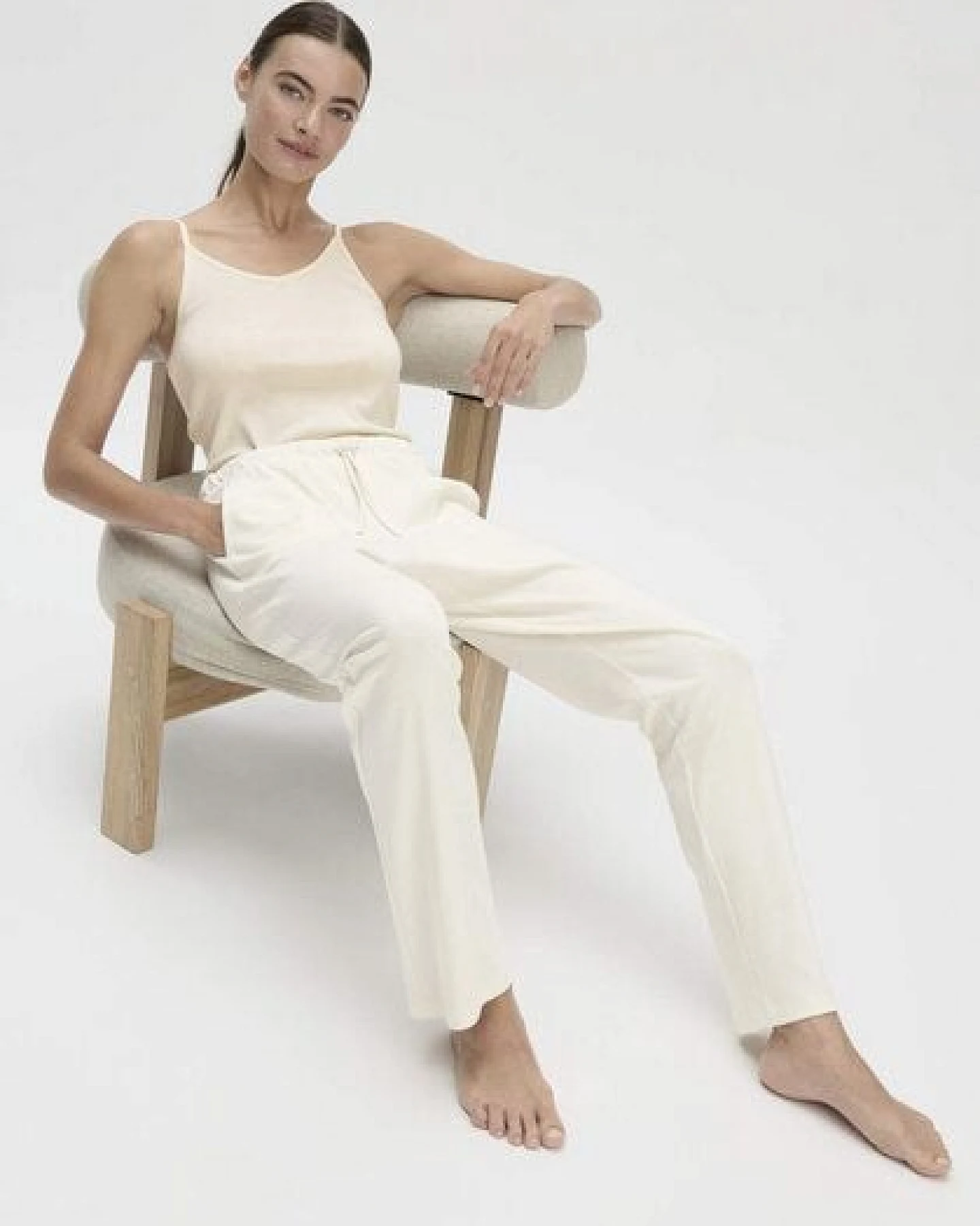 hessnatur Schlafhose Regular PURE NATURE aus reiner Bio-Baumwolle – Ansicht 2