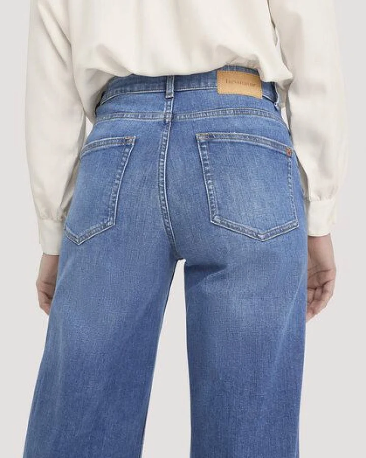 hessnatur Jeans ALVA High Rise Wide Leg aus Bio-Denim