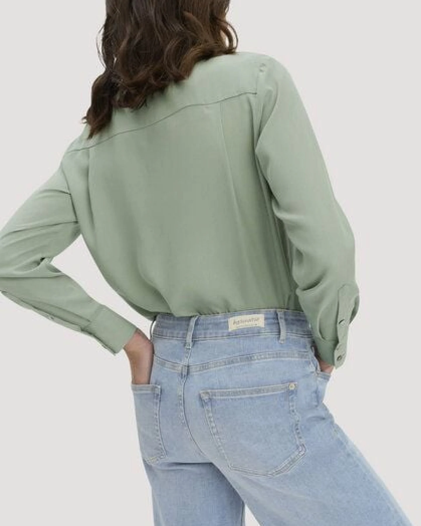 hessnatur Jeans ALVA High Rise Wide Leg aus Bio-Denim – Ansicht 2