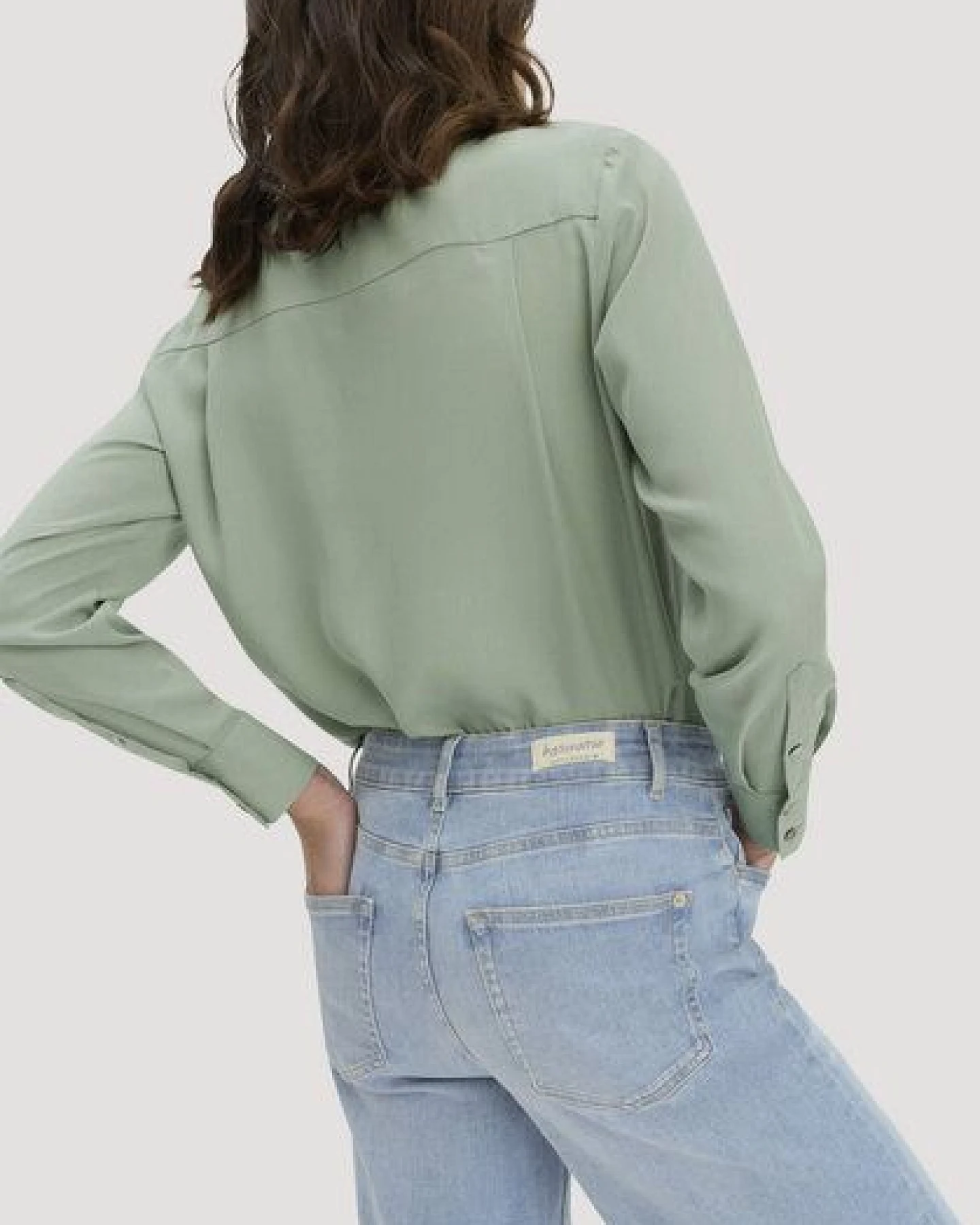 hessnatur Jeans ALVA High Rise Wide Leg aus Bio-Denim – Ansicht 2