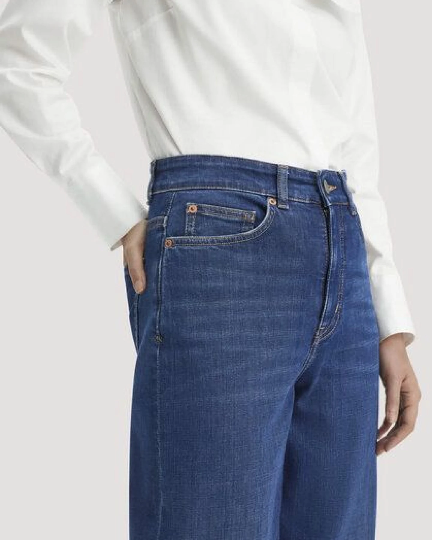 hessnatur Jeans ALVA High Rise Wide Leg aus Bio-Denim – Ansicht 2
