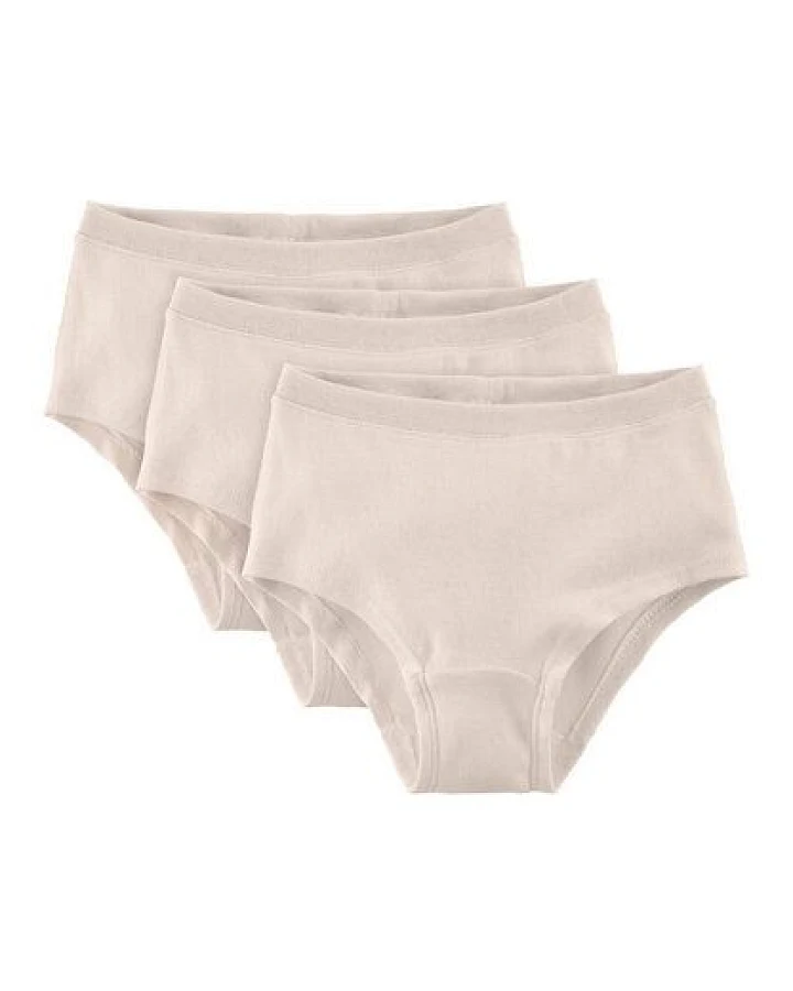 Produktseite: hessnatur Mädchenpants Slim 3er-Pack aus reiner Bio-Baumwolle