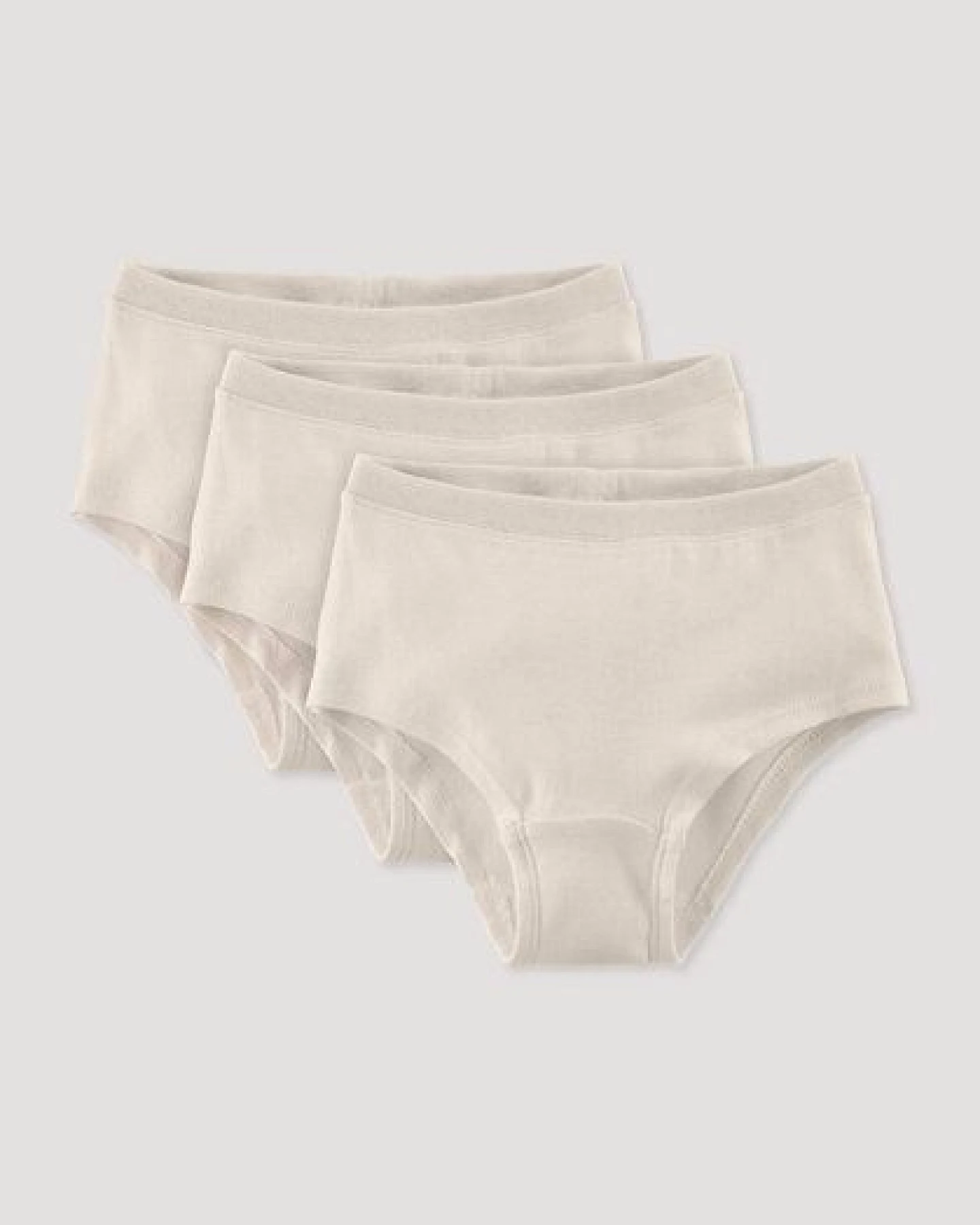 hessnatur Mädchenpants Slim 3er-Pack aus reiner Bio-Baumwolle – Ansicht 2