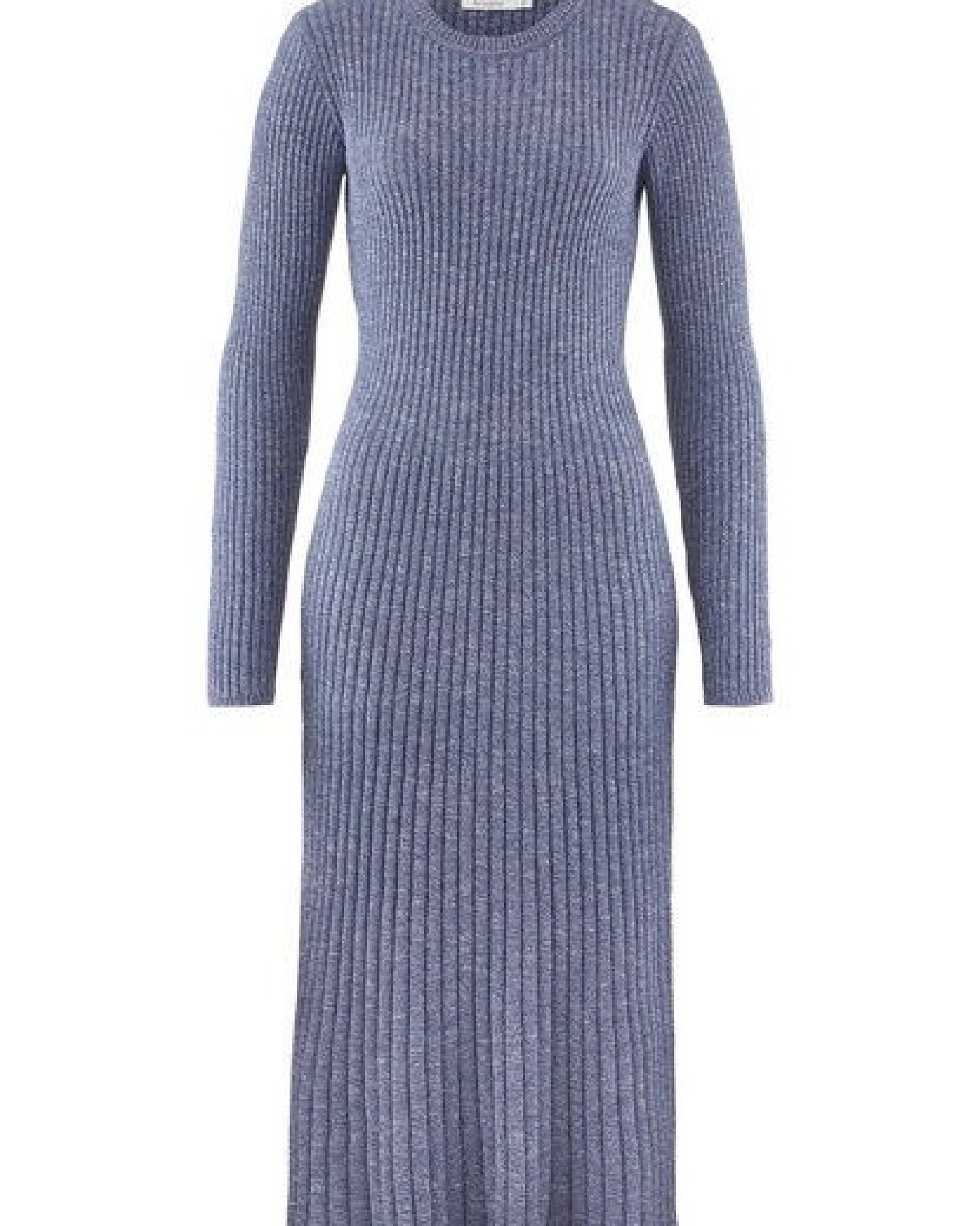 hessnatur Strickkleid Midi Slim aus reiner Bio-Baumwolle – Ansicht 3