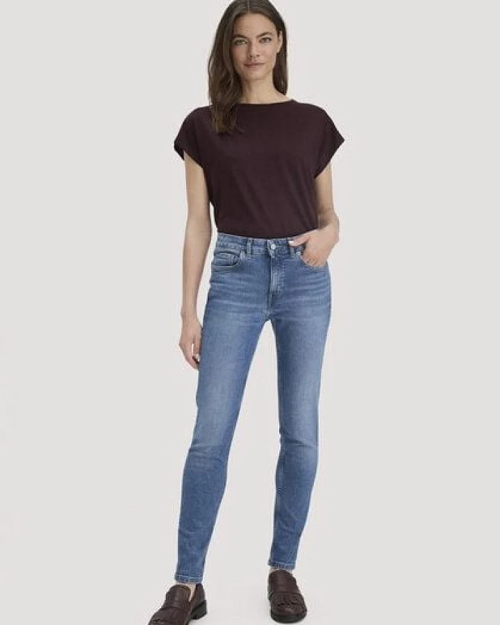 hessnatur Jeans LINA Mid Rise Skinny aus Bio-Denim