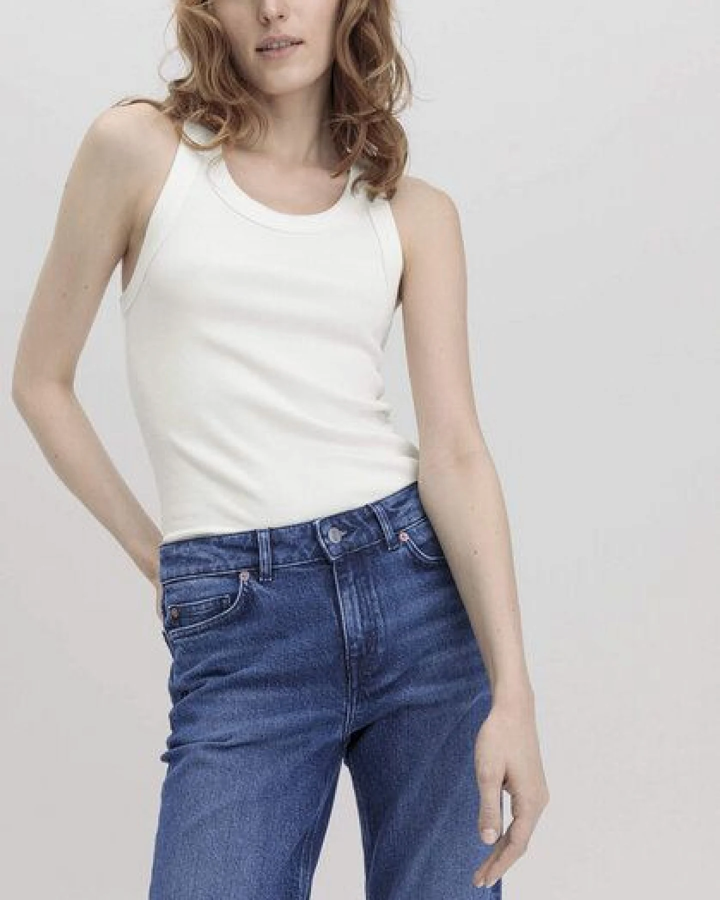 hessnatur Jeans MARIE Mid Rise Straight aus Bio-Denim – Ansicht 2