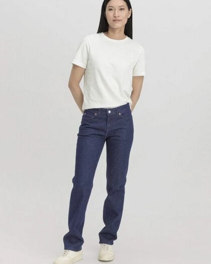 hessnatur Jeans MARIE Mid Rise Straight aus Bio-Denim