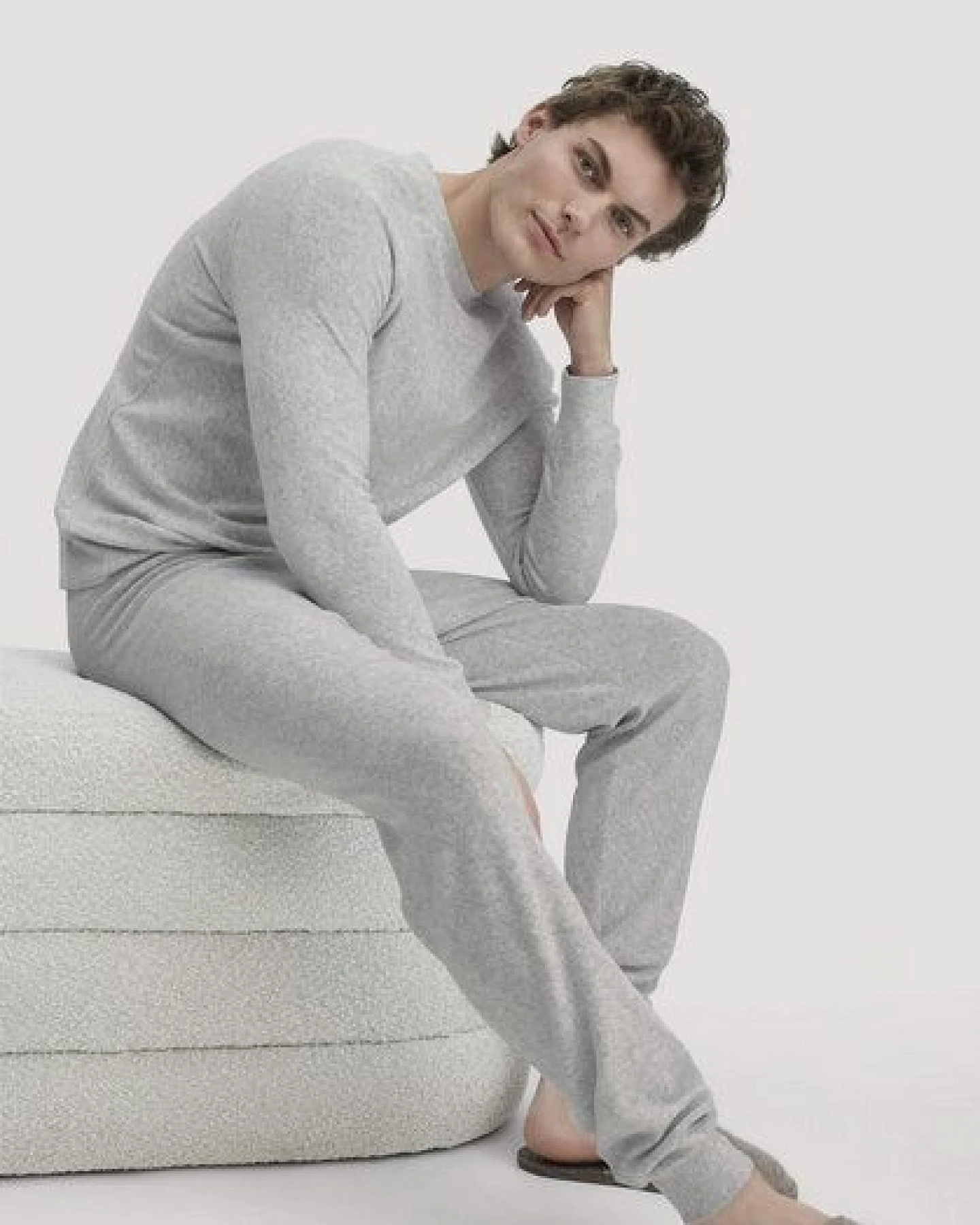 hessnatur Frottee Schlafhose Relaxed PURE COTTON aus reiner Bio-Baumwolle – Ansicht 2