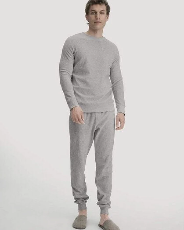 hessnatur Frottee Schlafshirt Relaxed PURE COTTON aus reiner Bio-Baumwolle