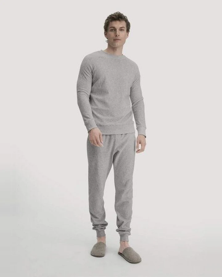 hessnatur Frottee Schlafshirt Relaxed PURE COTTON aus reiner Bio-Baumwolle