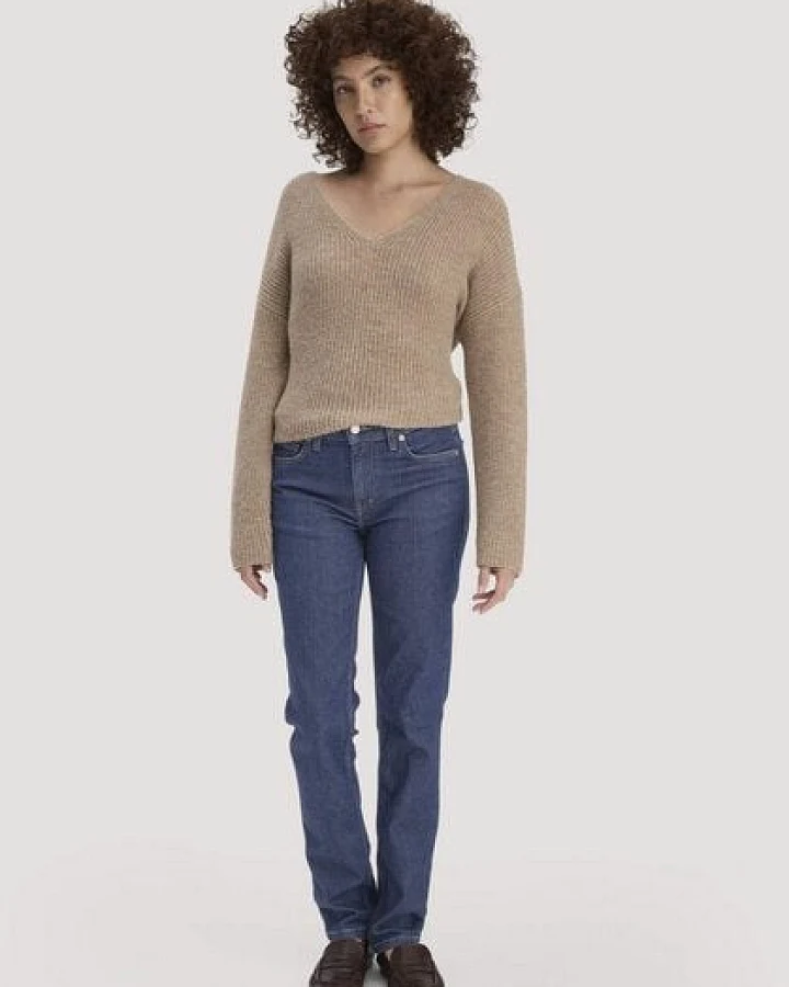 Produktseite: hessnatur Jeans LEA Mid Rise Slim aus Bio-Denim