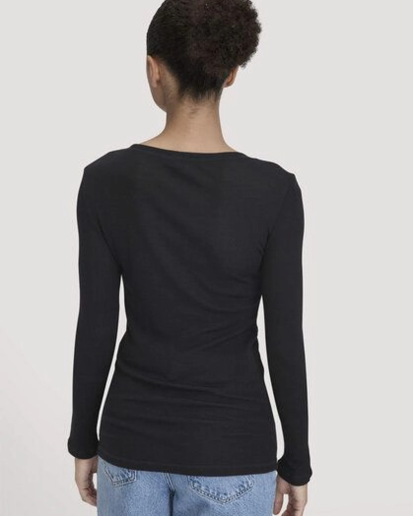 hessnatur Rib Shirt Slim aus Bio-Merinowolle und TENCEL Lyocell – Ansicht 2
