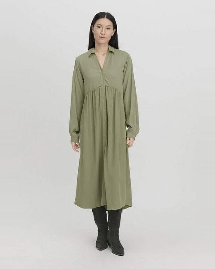 hessnatur Kleid Midi Relaxed aus LENZING ECOVERO