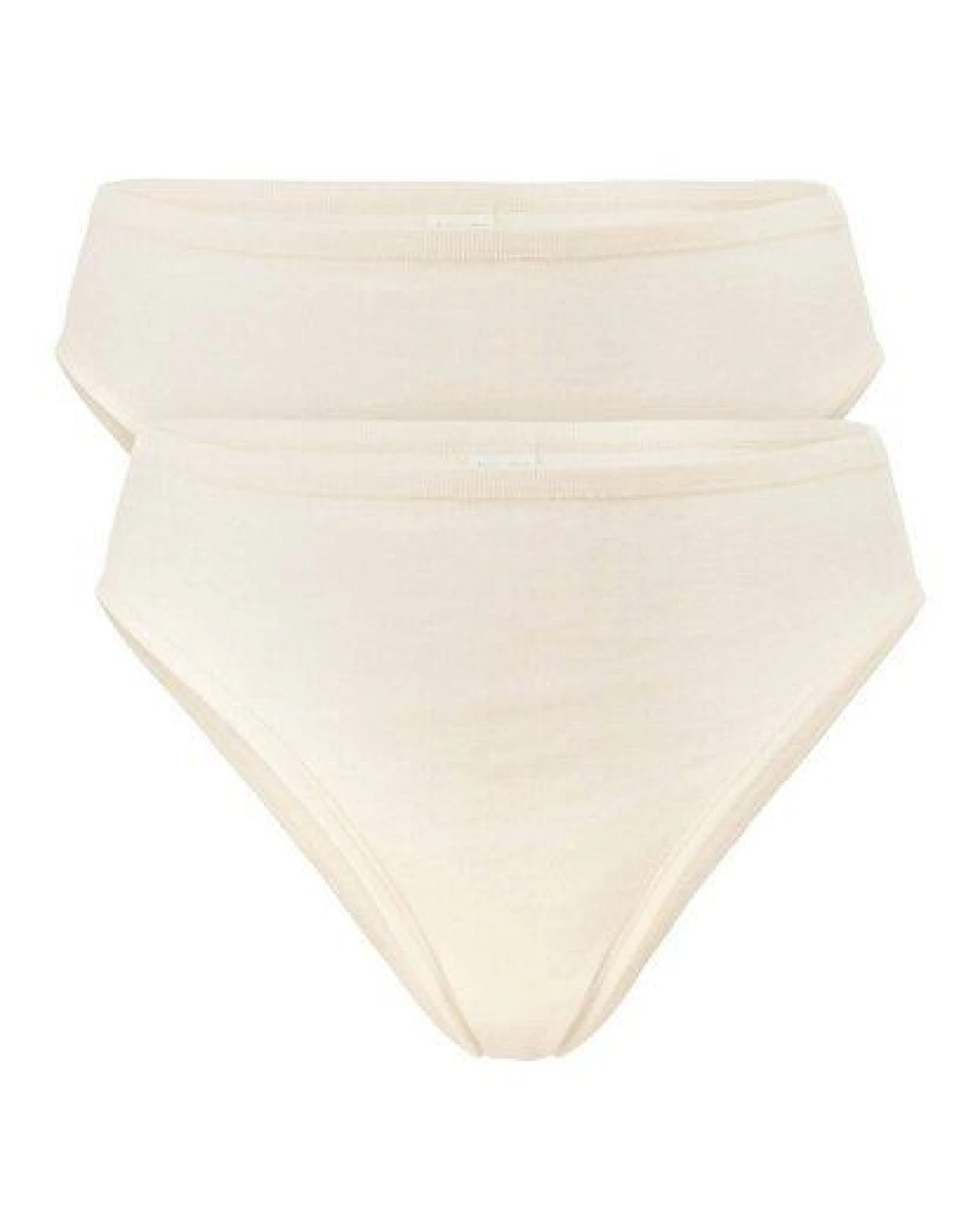 hessnatur Taillenslip High Waist 2er-Set PURE NATURE aus reiner Bio-Baumwolle – Ansicht 2