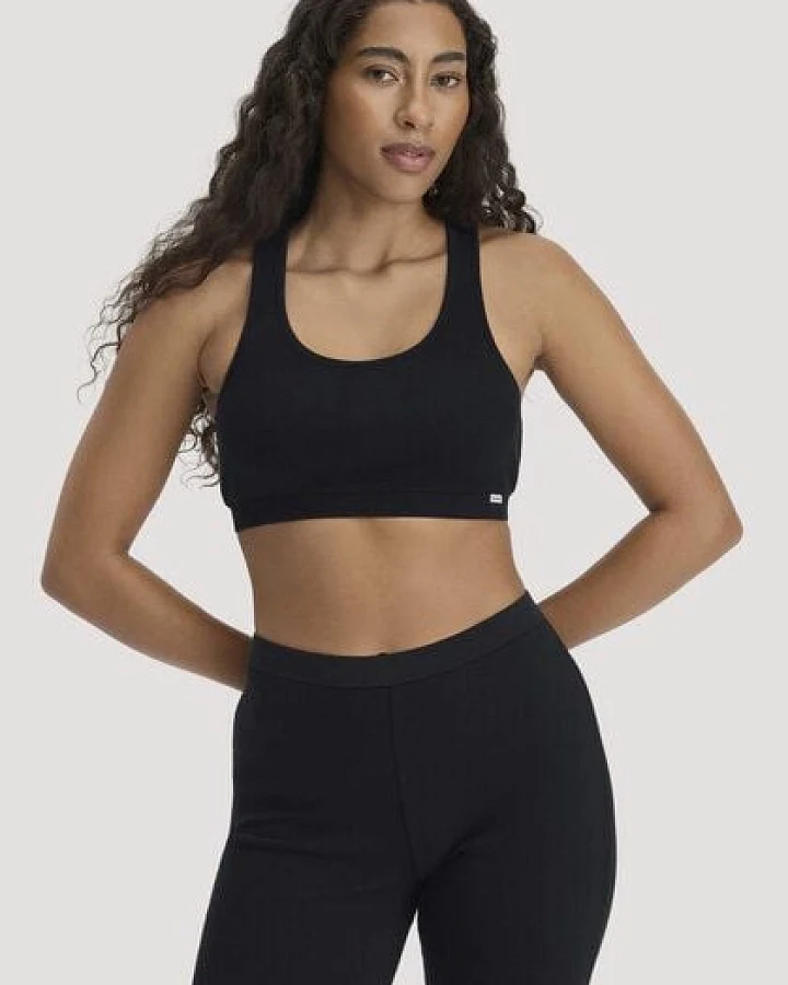 hessnatur Bustier Racerback SOFT RIB aus Bio-Baumwolle