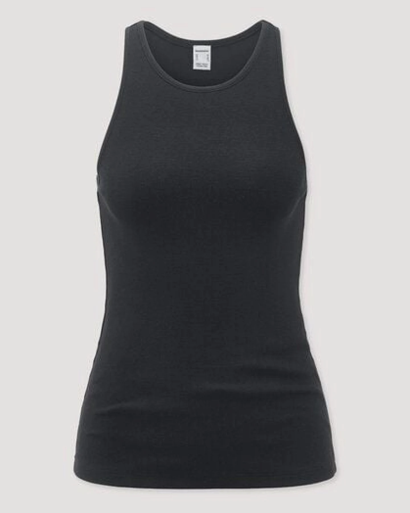 hessnatur Ripp-Top Fitted High-Neck SOFT RIB aus Bio-Baumwolle – Ansicht 3