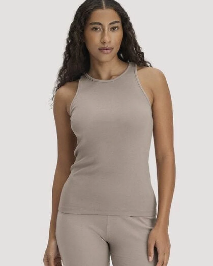 hessnatur Ripp-Top Fitted High-Neck SOFT RIB aus Bio-Baumwolle