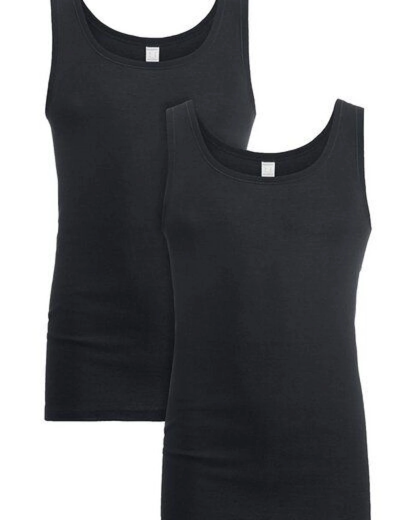 hessnatur Athletic Shirt Fitted 2er Pack PURE NATURE aus reiner Bio-Baumwolle – Ansicht 2