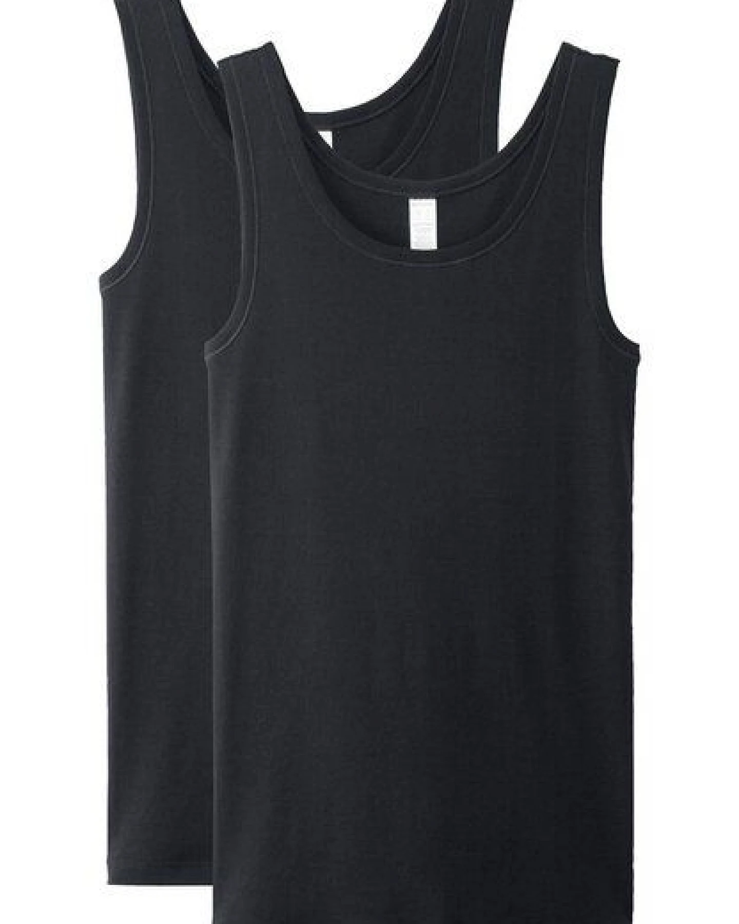 hessnatur Athletic Shirt Fitted 2er Pack PURE NATURE aus reiner Bio-Baumwolle – Ansicht 2